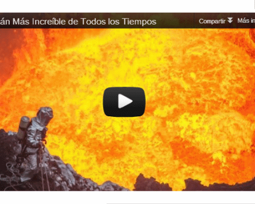 Video: escalofriantes imágenes a 30 metros de un volcán en plena erupción