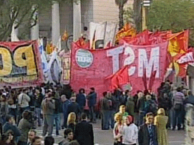 Marcha en Plaza de Mayo por la aparición inmediata de Alfonso Severo