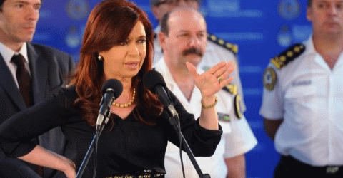 Cristina: "Quiero camaritas de seguridad por todos lados"