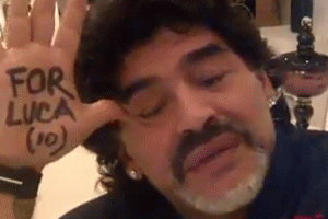 Maradona habló sobre su hijo