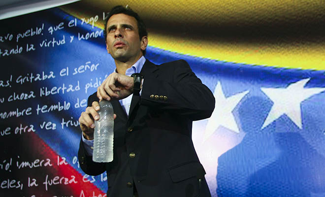 Capriles : “A Maduro nadie lo eligió presidente”