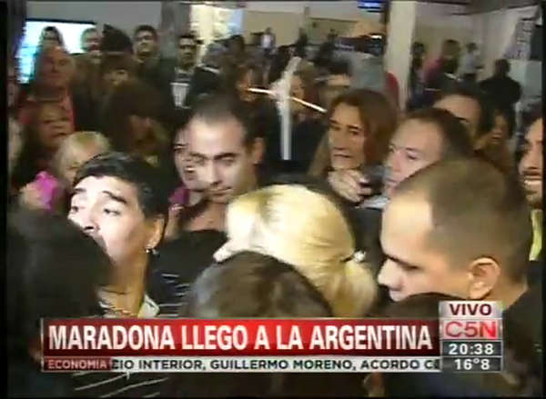 Maradona conoció a su hijo y lo llevaría a lo de Susana Gimenez