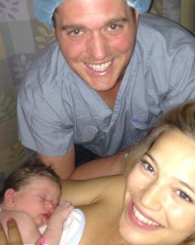La foto de Luisana Lopilato y Michael Buble al convertirse en padres