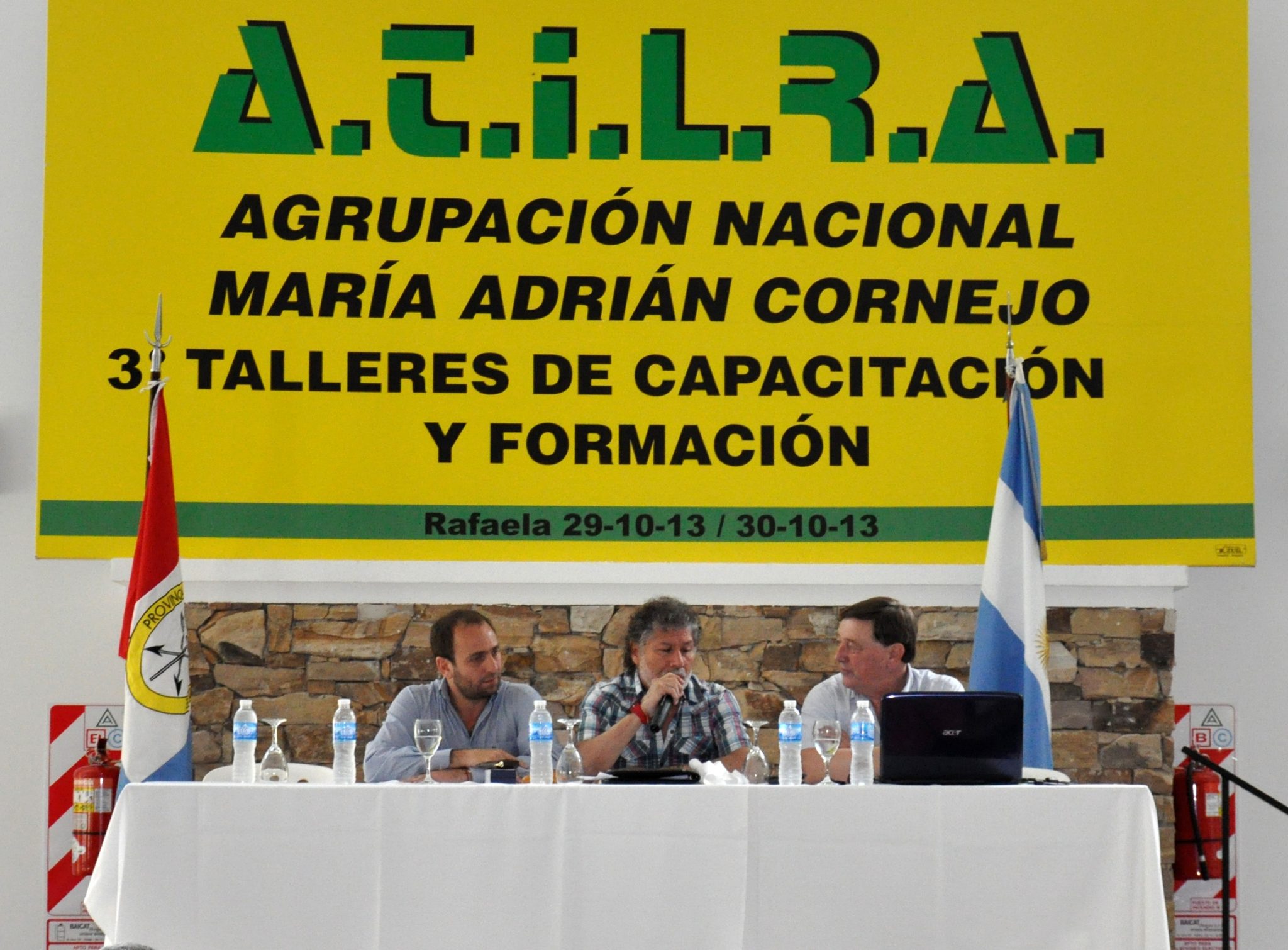 Videla participó del taller de capacitación organizado por ATILRA
