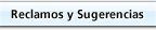 Reclamos y Sugerencias