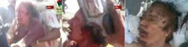 Nuevas im�genes demuestran que Khadafi no muri� en un combate: fue capturado vivo y luego ejecutado