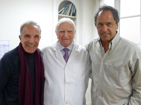 Las fotos de Scioli en el tratamiento anual en París