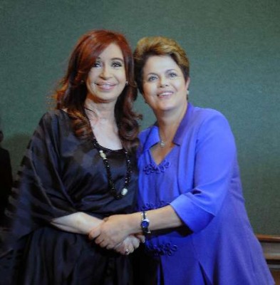 Cristina mantuvo una reuni�n con Dilma Rousseff en el G-20