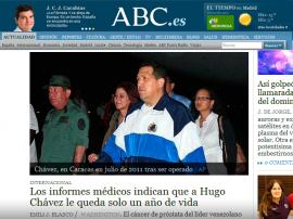 A Ch�vez le queda menos de un a�o de vida segun ABC de Espa�a