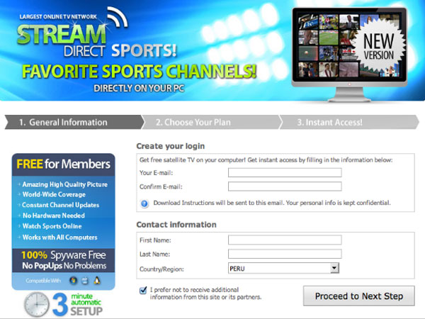 ESTAFAS EN LA RED - LOS SITIOS QUE OFRECEN VER TV A CAMBIO DE UNA SUSCRIPCION