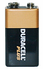 DURACELL PLUS 6F22 9V BATTERY