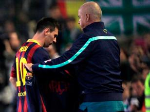 Lionel Messi vuelve a salir lesionado