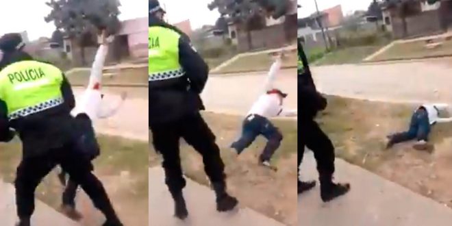Video: Policía cansado del bastardeo de dos borrachos se cansó y reaccionó. Mira lo que ocurrió