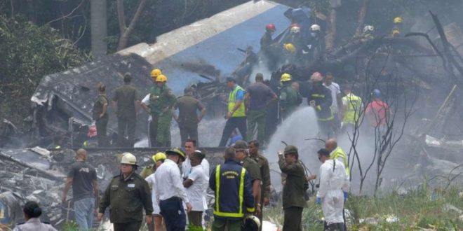 Cayó un Boing 737 de Cubana de Aviación poco después de despegar de La Habana