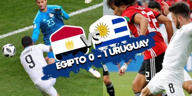 Uruguay venció a Egipto en su debut en el Mundial