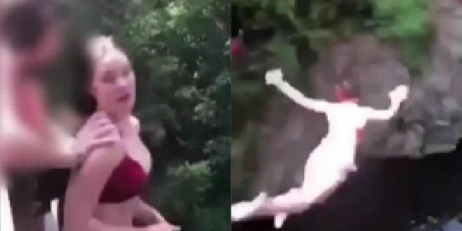 Video: Imputan a la joven que empujó a su amiga desde un puente