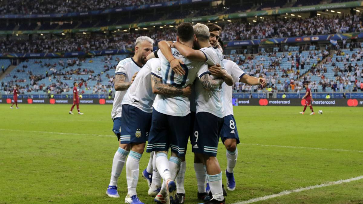 Argentina Le Ganó A Venezuela 2 A 0 En El Estadio Maracaná Y Jugará La