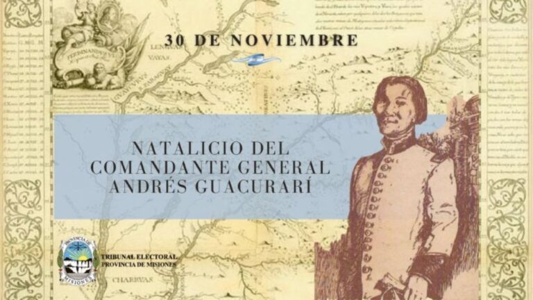 Misiones: El día festivo por Andrés Guacurarí se celebra el 1° de diciembre.