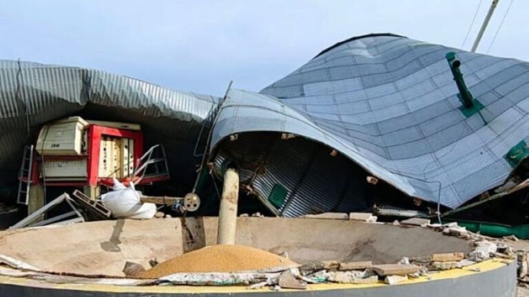Temporal Devastador en Etruria: Vientos de 170 km/h Causan Daños en Techos y Edificios