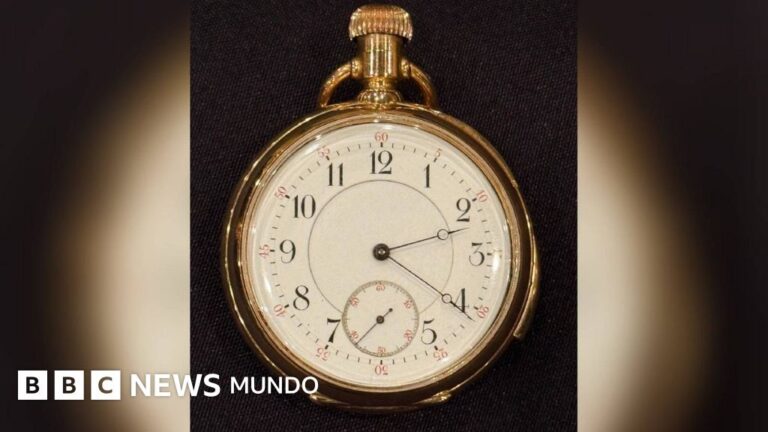 Un reloj del Titanic se vende por récord de US$2,33 millones en subasta