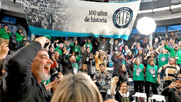 ATE convoca paro nacional y marcha contra la reforma laboral de Milei