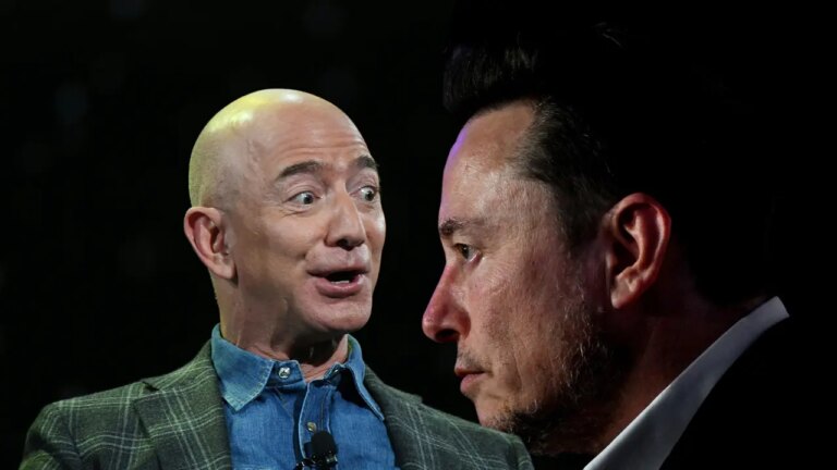 Jeff Bezos lanza su primera misión a Marte, superando a Elon Musk