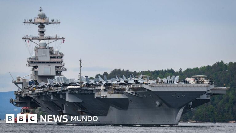 El USS Gerald R. Ford, el buque de guerra más grande del mundo, se despliega en el Caribe mientras Maduro intensifica la alerta militar en Venezuela
