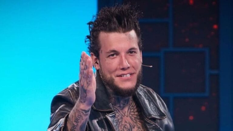 Alex Caniggia celebra con euforia el resultado electoral