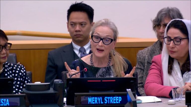Meryl Streep: «Las ardillas tienen más derechos que las niñas en Afganistán»