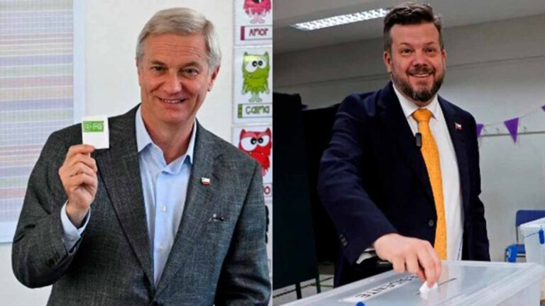 José Antonio Kast y Johannes Kaiser: Votaron en las elecciones presidenciales de Chile