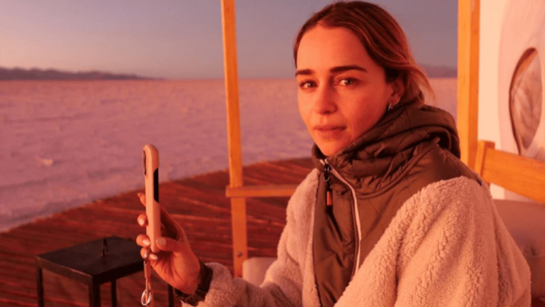 Emilia Clarke, la Daenerys de Game of Thrones, visita las Cataratas