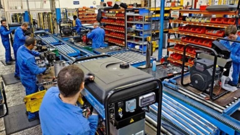 Caída del 5,3% en la actividad industrial de octubre