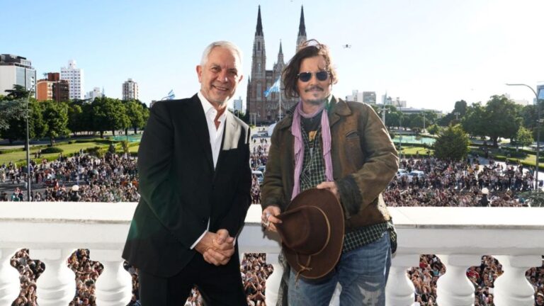 Ola de euforia en La Plata: Johnny Depp desata furor en la ciudad