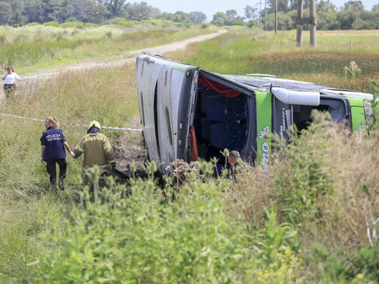 Chofer se quedó dormido: la hipótesis principal del accidente