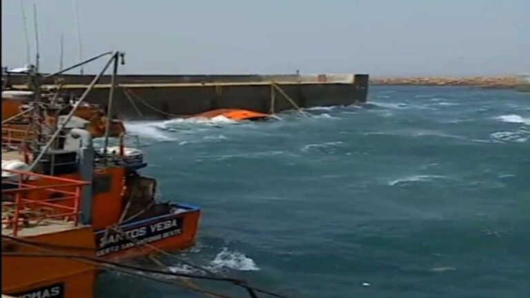 Temporal en la Patagonia: Tres barcos hundidos en Caleta Paula