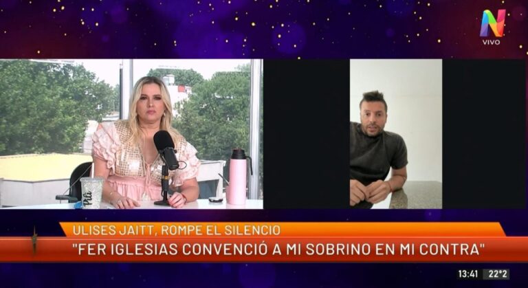 Ulises Jaitt demandará a Fernanda Iglesias en medio del conflicto familiar por Valentino