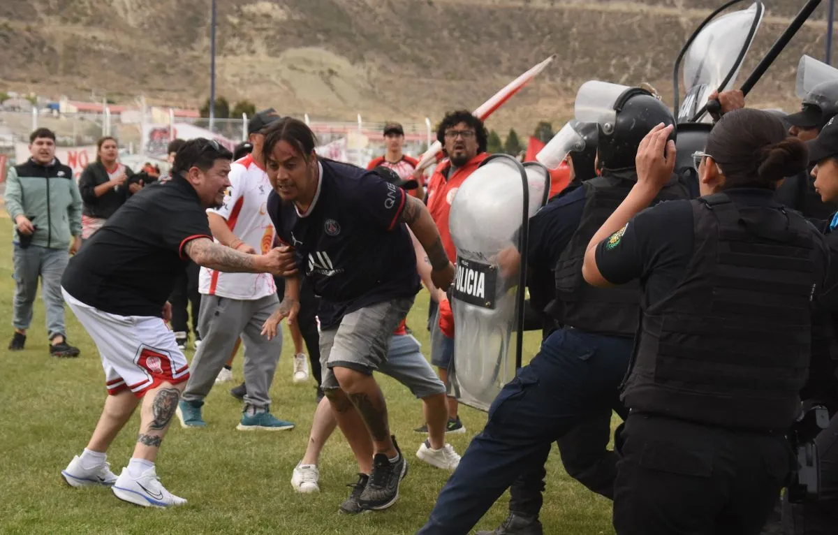 Incidentes después del partido