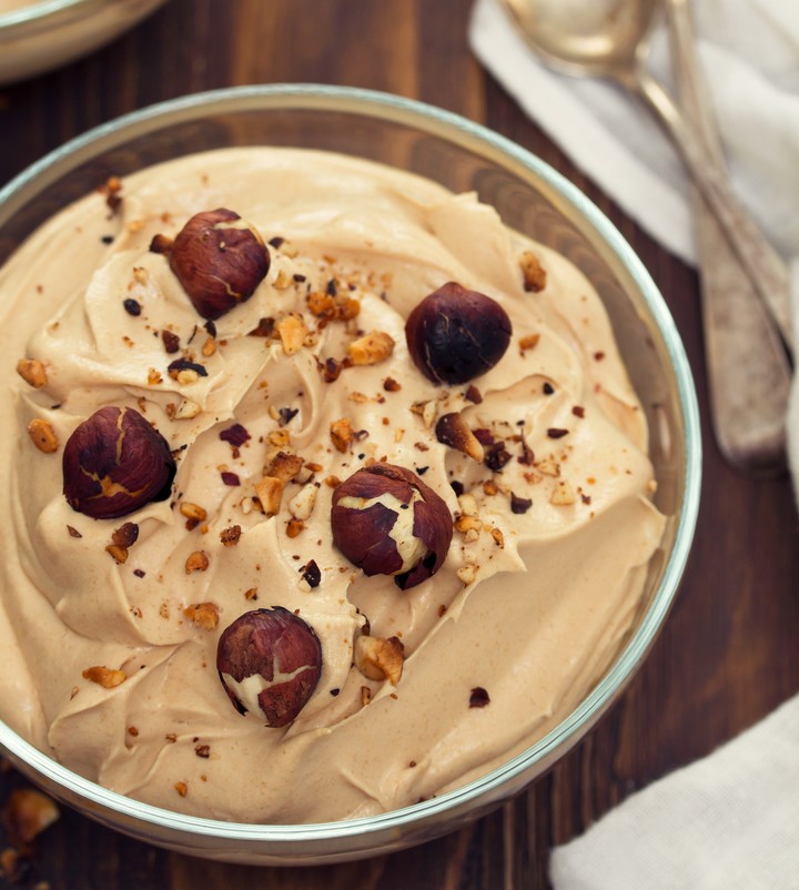 Mousse de dulce de leche