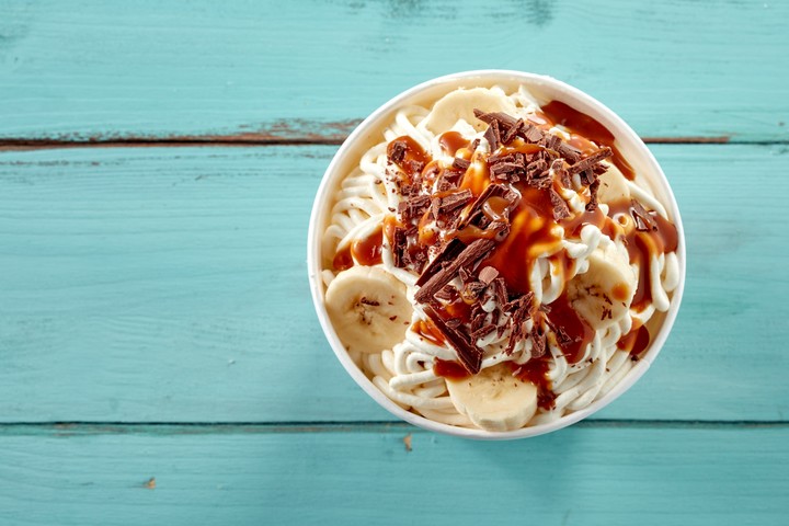 Helado de banana split ultra rápido