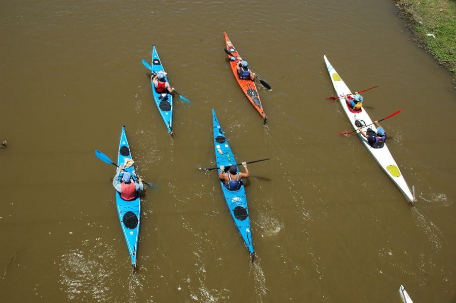 Navegación en kayak
