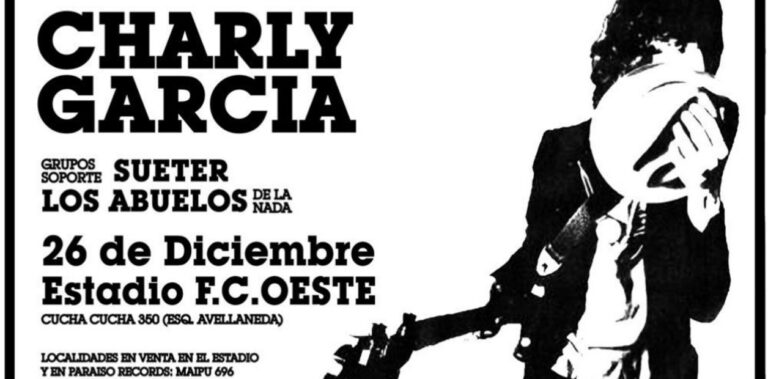 Charly García y Fiorucci: El Nacimiento del Sponsorship en el Rock Nacional en Ferro 1982