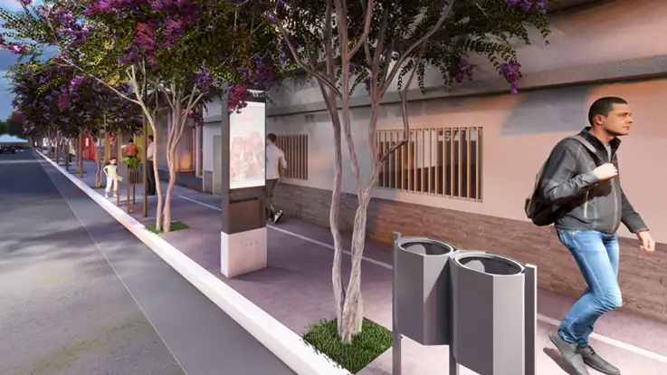 Nueva cuadra del futuro Centro Comercial a Cielo Abierto