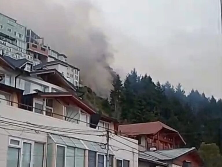 Alerta en Bariloche: Incendio forestal amenaza sanatorio en zona residencial