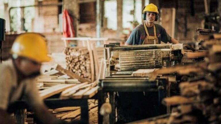 Industria repunta mensualmente, pero sigue en disminución anual