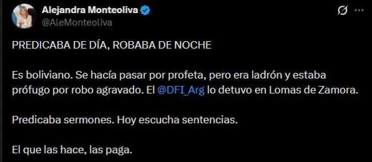 Operativo de detención