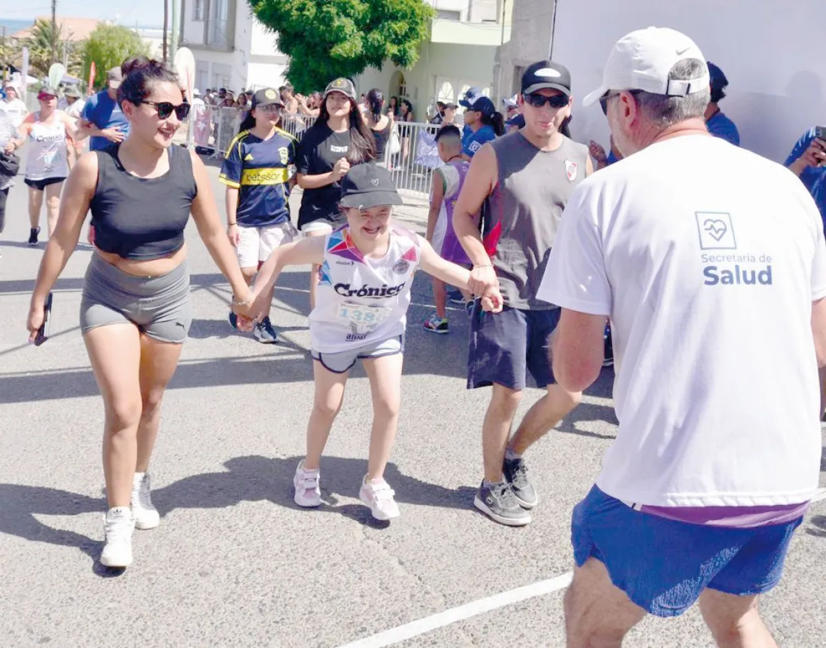 Momento emotivo de la carrera