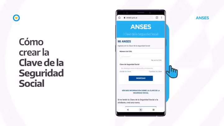 ¿Cómo crear la Clave de la Seguridad Social de la Anses?