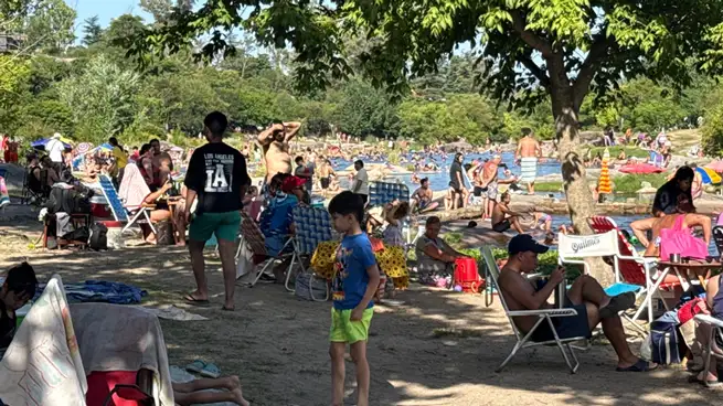 Turistas en Balneario de Córdoba