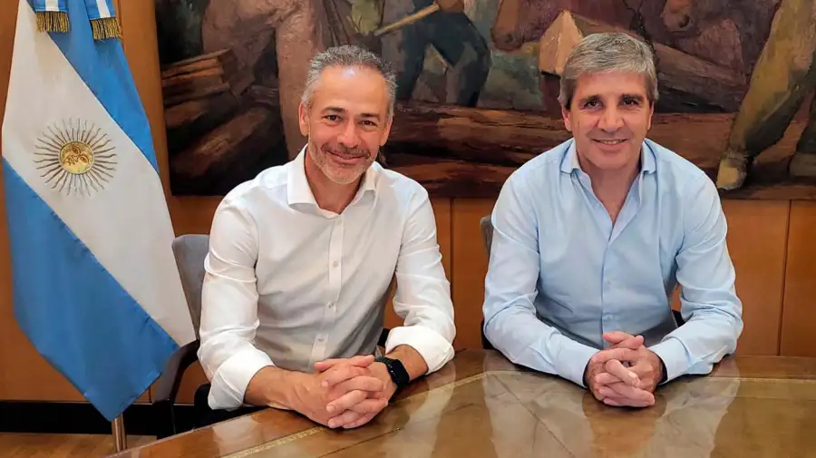 Alejandro Lew y Luis Caputo