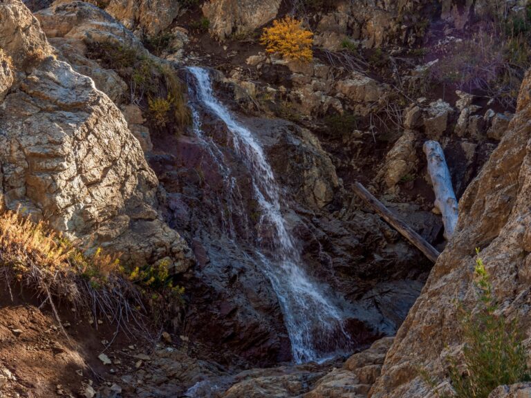 Se lanzó desde una cascada y sufrió un fuerte golpe en la cabeza